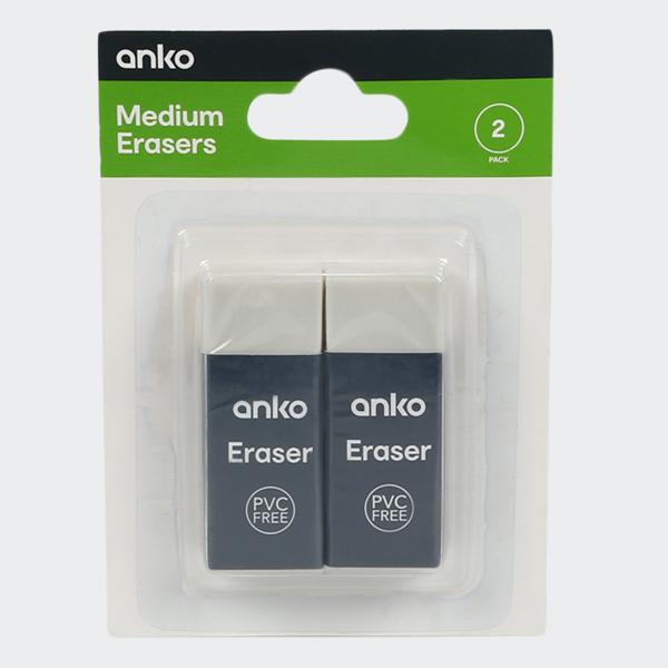 Erasers 2 Pack Anko Target Australia