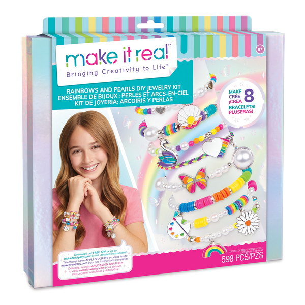 Make It Real Rainbows And Pearls DIY Jewelry Kit | Target Australia