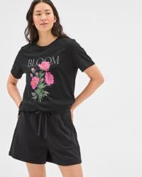 Black Bloom Floral