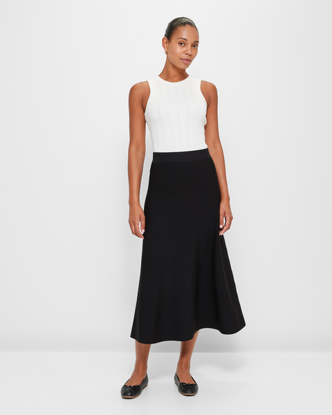 Crepe Knit Flare Skirt - Preview | Target Australia