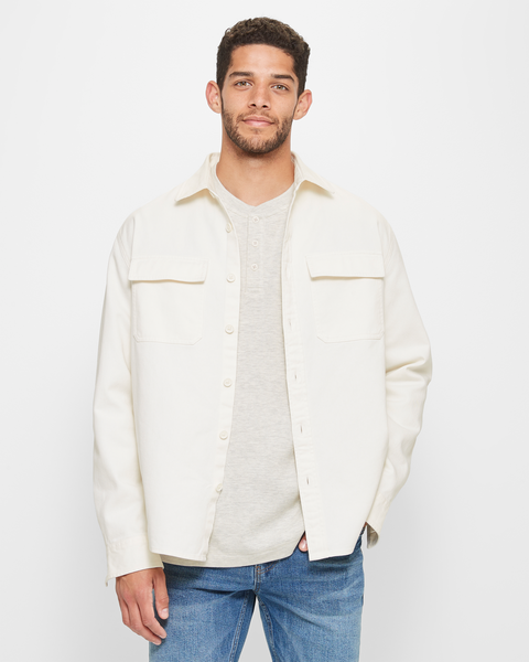 Twill Overshirt | Target Australia