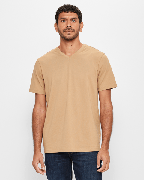 Australian Cotton V-Neck T-Shirt | Target Australia