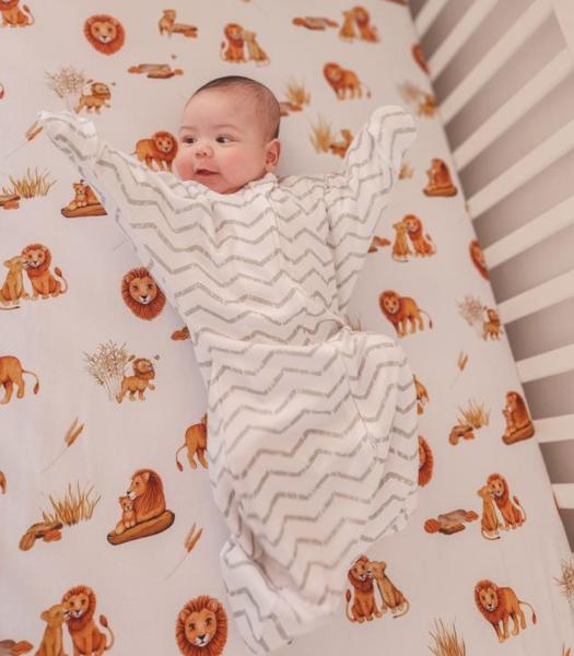 babystudio Grey Cotton AllinOne Swaddle Bag Small (03 months