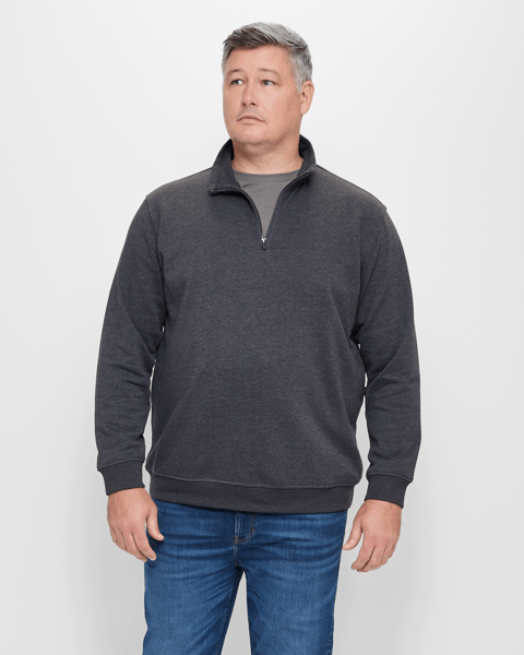 EDITCOZY Men's Half Zip Fleece Hoodie – Zip Up Pullover Sweatshirt With Pockets | Casual & Warm