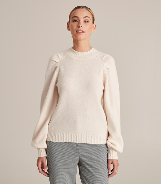 Preview Merino Wool Puff Sleeve Knit Jumper | Target Australia