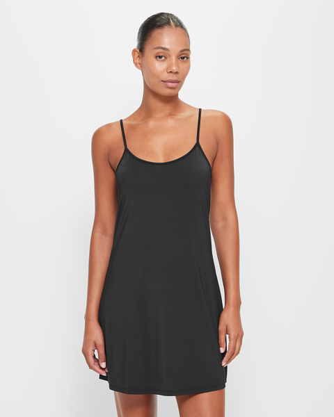 Microfibre Reversible Full Slip - Black | Target Australia