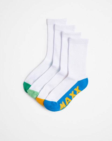 Kids Maxx Sport Crew Socks 4 Pack Target Australia