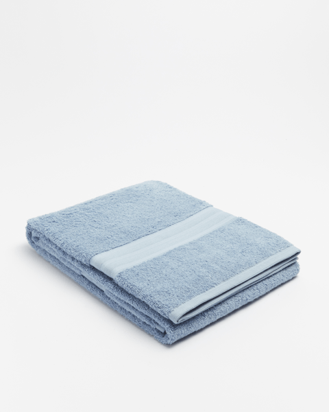 Grandeur Bath Sheet - Sky Blue | Target Australia