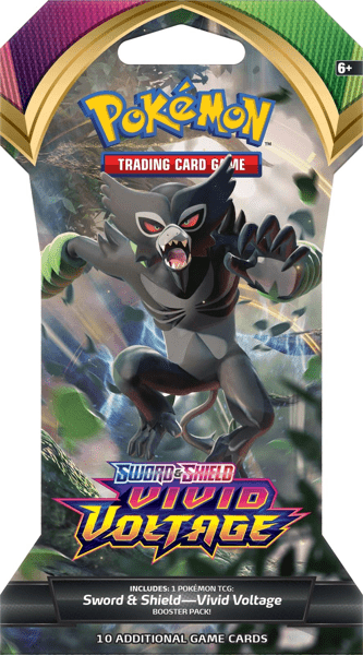 Pokemon TCG: Sword & Shield—Vivid Voltage expansion Blister Pack