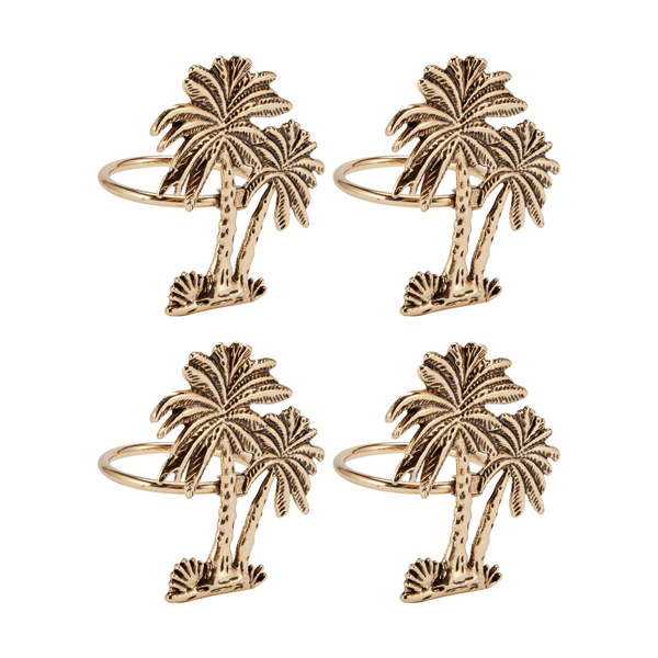 Palm Napkin Rings, 4 Pack Anko Target Australia