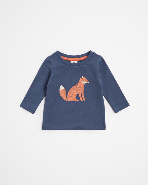 Baby Organic Cotton T-Shirt - Fox | Target Australia