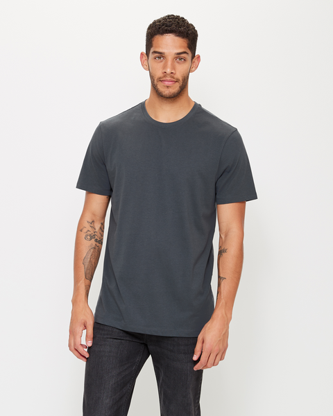 Australian Cotton T-Shirt - Dark Grey | Target Australia