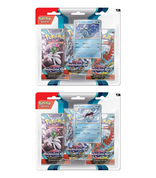 Pokemon TCG: Scarlet & Violet Paradox Rift 3 Pack Blister - Assorted ...