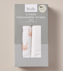 Flannelette wraps online baby