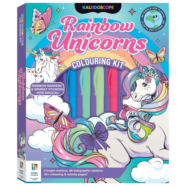 Kaleidoscope Colouring Kit Rainbow Unicorns Target Australia
