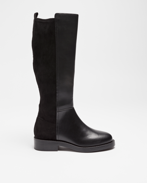 Womens Flat Rider Long Boot - Edie | Target Australia