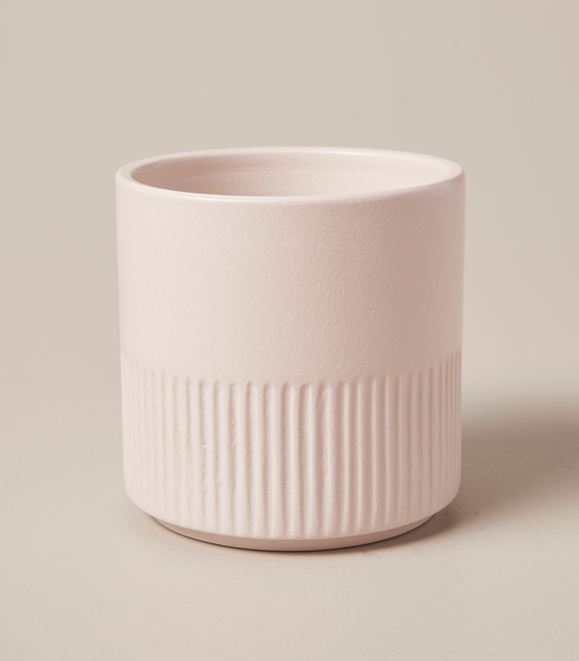 Mini Embossed Ribbed Pot | Target Australia