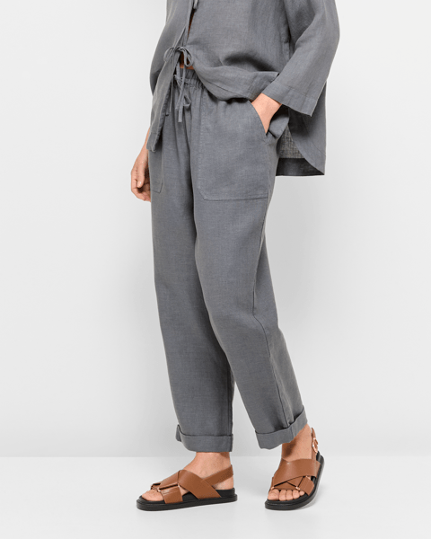 plage* MY Worsted Easy Pants*36 グレー webimage-225_71071282_3-