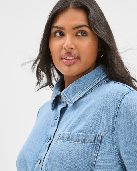 target plus size denim dress Plus Size Denim Dresses for Women