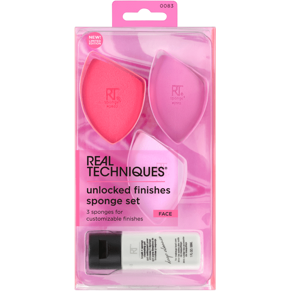 Real Techniques Berry Pop Unlocked Finishes Sponge Set Target Australia