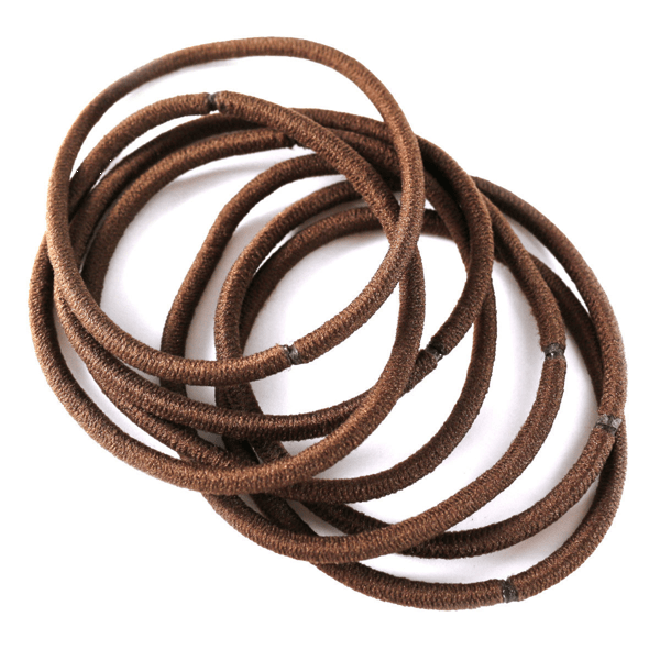 8 Pack Brown Super Stretchy Elastics Target Australia