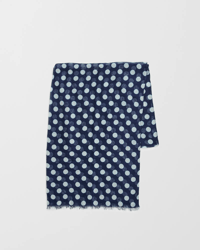 Navy Polka Dots