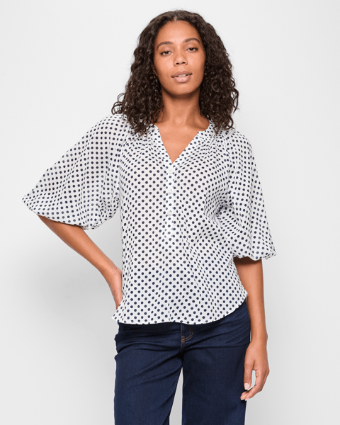 The Gates Puff Sleeve Blouse main image 1