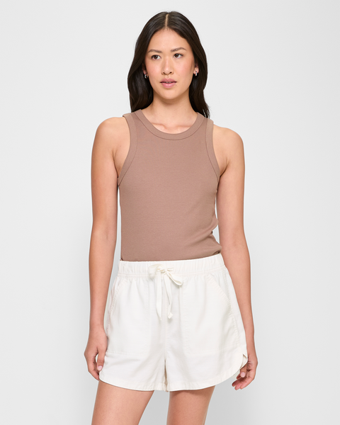 Pull On Slub Short - Ecru | Target Australia