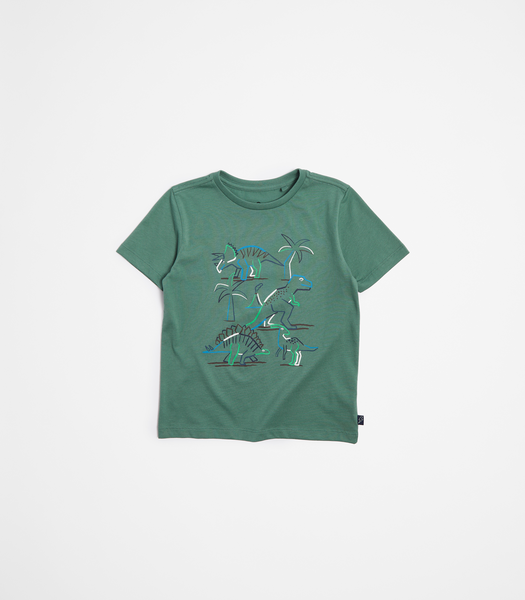 Organic Cotton Print T-shirt - Dinosaur | Target Australia