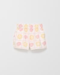 Pink/Yellow Shell AOP
