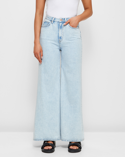 Wide Leg Flowy Denim Jeans - Lily Loves | Target Australia