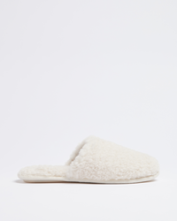 Womens Shani Soft Teddy Slippers - Ivory | Target Australia