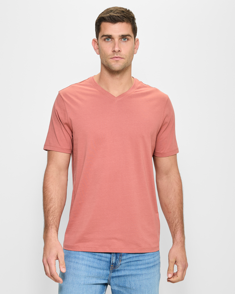 Australian Cotton V-Neck T-Shirt | Target Australia