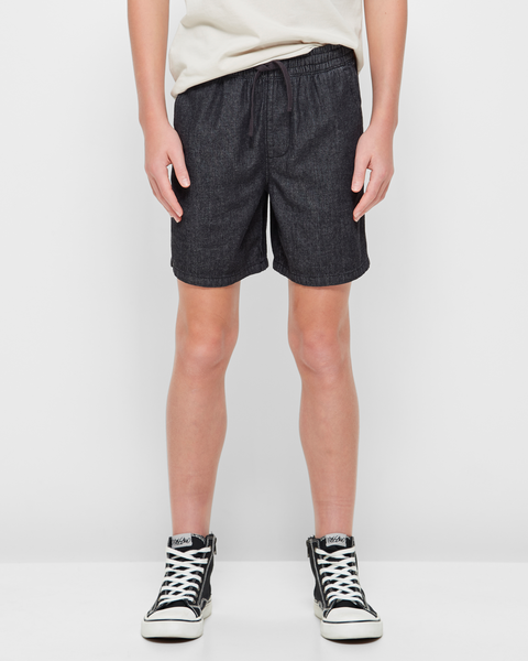 Boys Chambray Shorts - Black | Target Australia