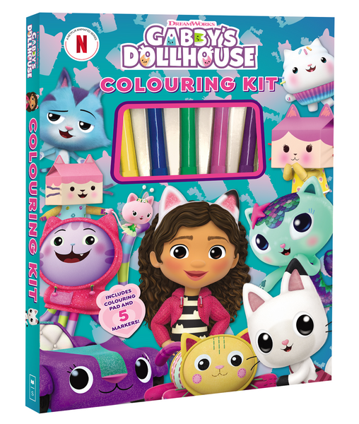 Gabby's Dollhouse Colouring Kit | Target Australia