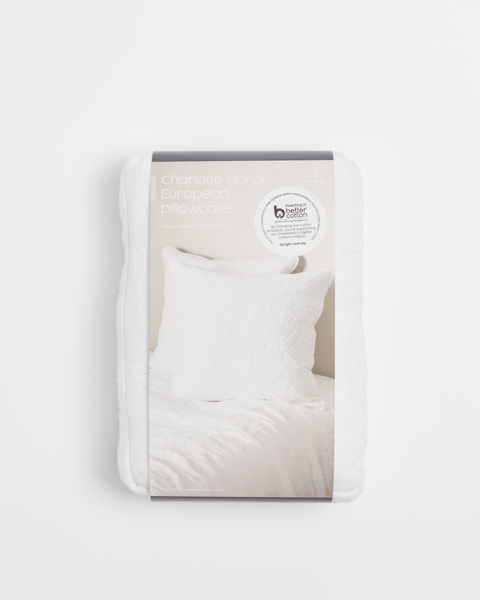 Charlotte Floral European Pillowcase Target Australia