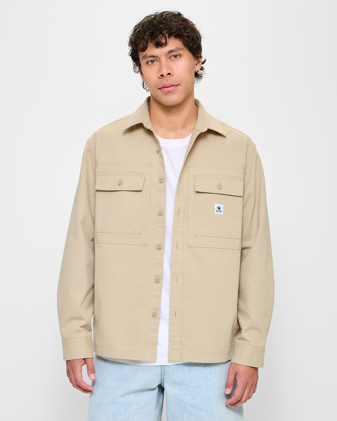 Long Sleeve Utility Overshirt - Commons 