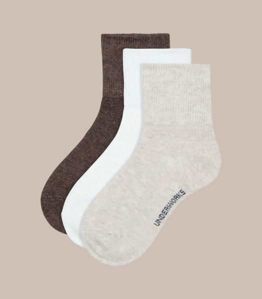 Womens 3 Pack Heat Bods Rib Boot Sock with Wool Underworks Target Australia
