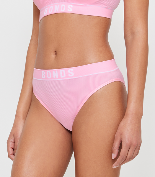 Bonds Girls Retro Bikini Brief 2 Pack - Pink & Green - Size 8-10