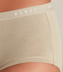 Bonds Cottontails Full Brief 3PK WY5N Black Womens Underwear