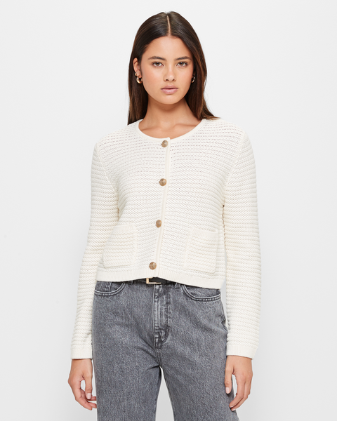 Crew Button Front Knit Cardigan - Lily Loves | Target Australia