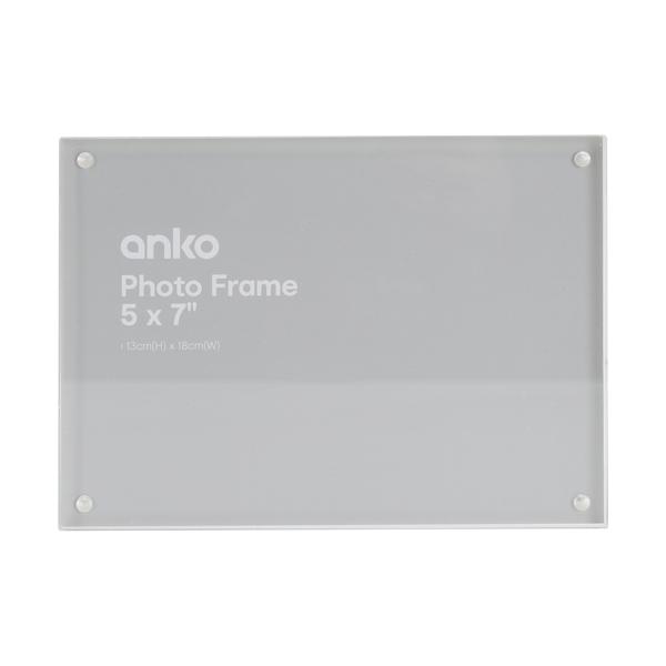 Acrylic Block Photo Frame, 5"x 7" Anko Target Australia