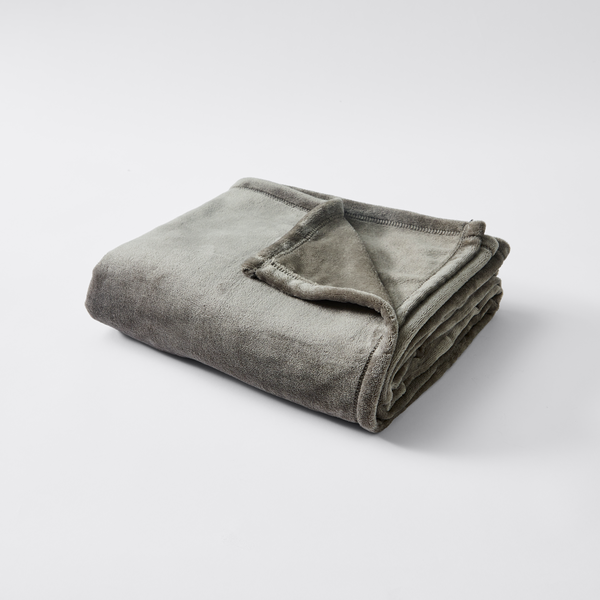 Super Soft Throw - Grey | Target Australia