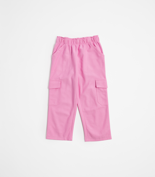 Utility Cargo Pull On Pants - Pink