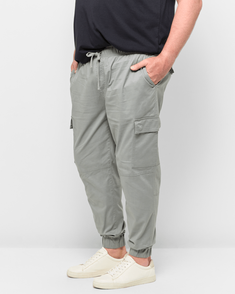 Sweat Pants Cargo Pants Joggers Twill Plus Size Panel Cargo Jogger