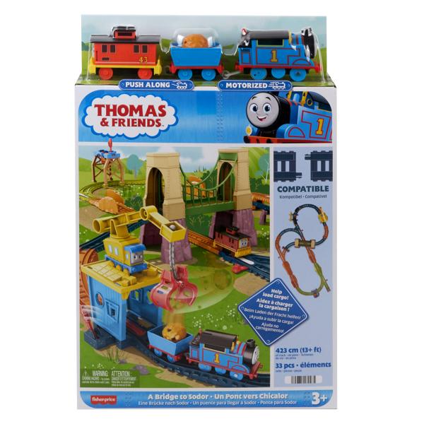Thomas & Friends Adventures with Thomas & Brake Car Bruno Motorized Toy Train & Track Set