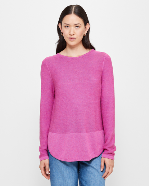 Stitch Curve Hem Jumper | Target Australia