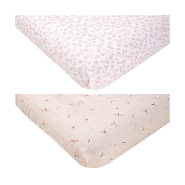 Fitted Cotton Cot Sheets, 2 Pack Anko Target Australia