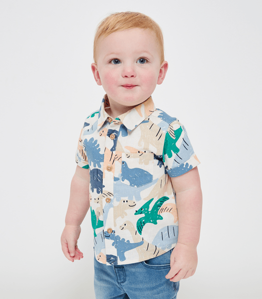 Baby Short Sleeve Woven Shirt Target Australia