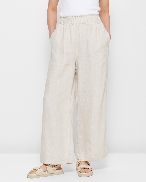 European Linen Wide Leg Pants | Target Australia